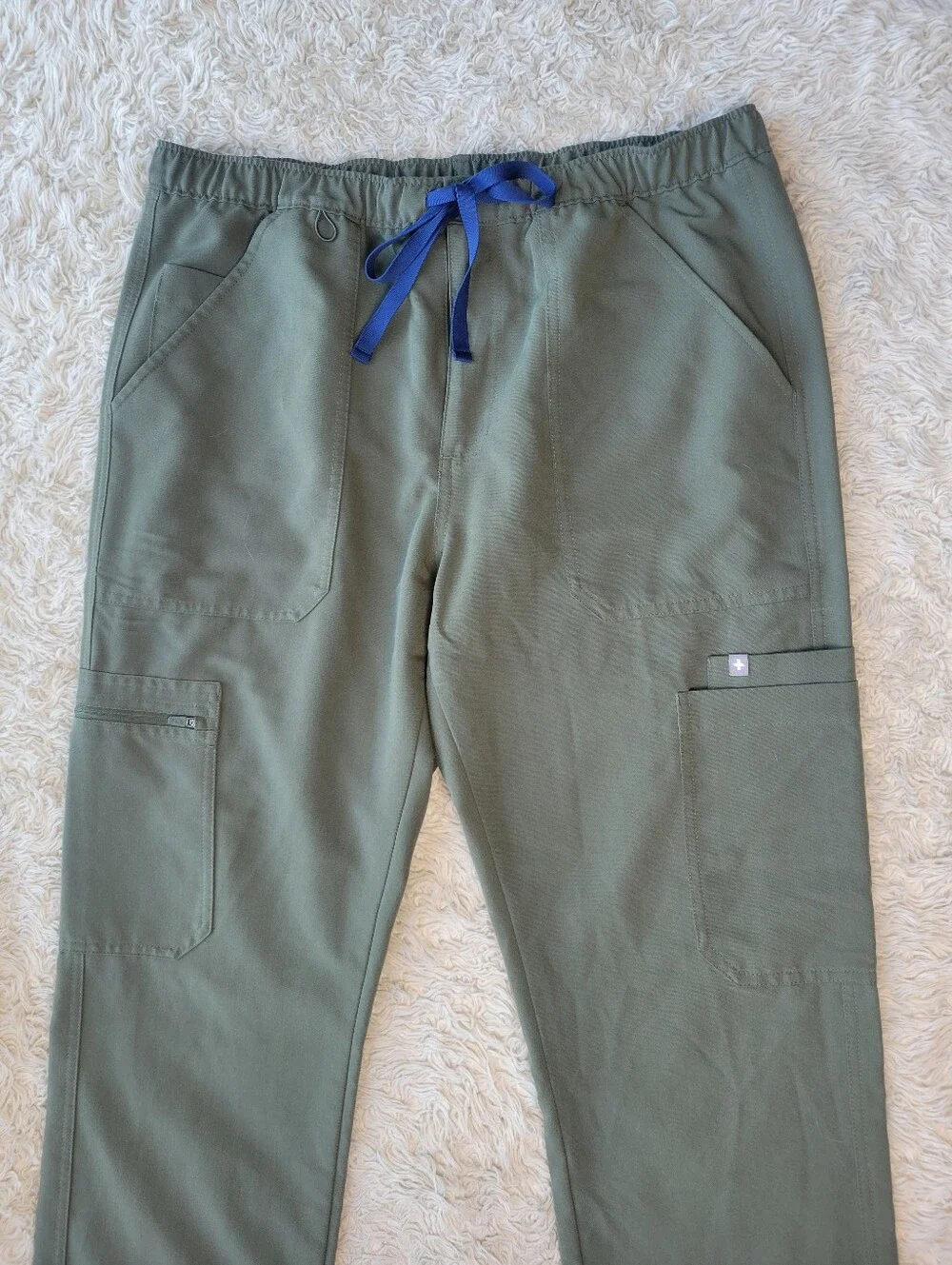 Figs Cairo Scrub Pants in Moss Green Large Mens